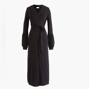 Jersey Long-sleeve Maxi Dress